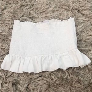 White tube top
